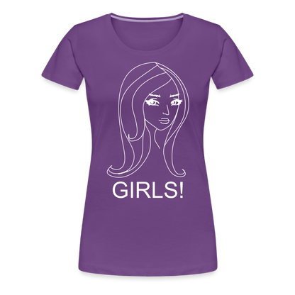 Women’s Girls Premium T-Shirt - purple