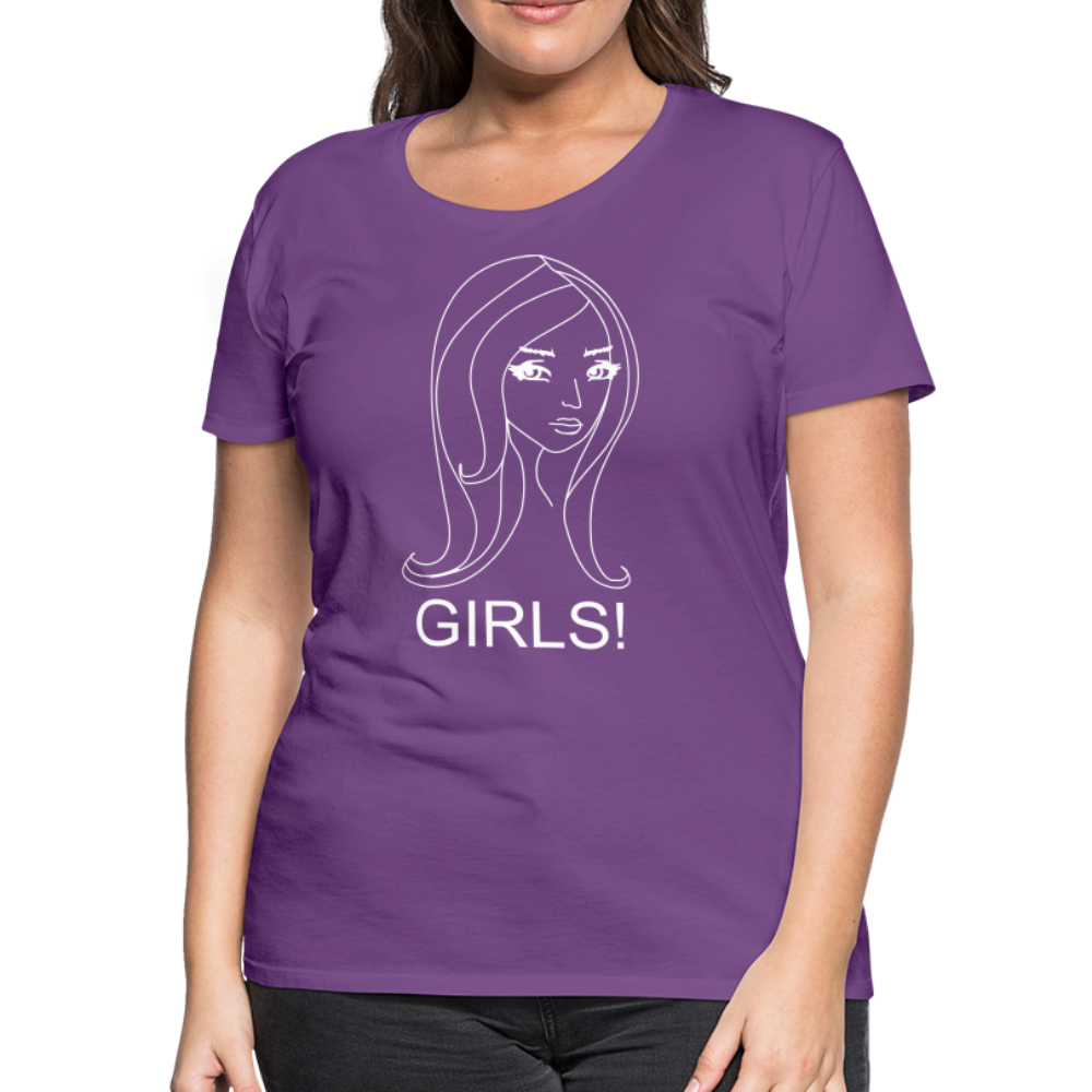 Women’s Girls Premium T-Shirt - purple