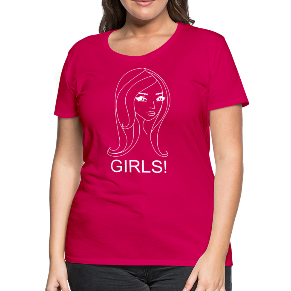 Women’s Girls Premium T-Shirt - dark pink