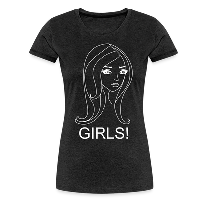 Women’s Girls Premium T-Shirt - charcoal grey