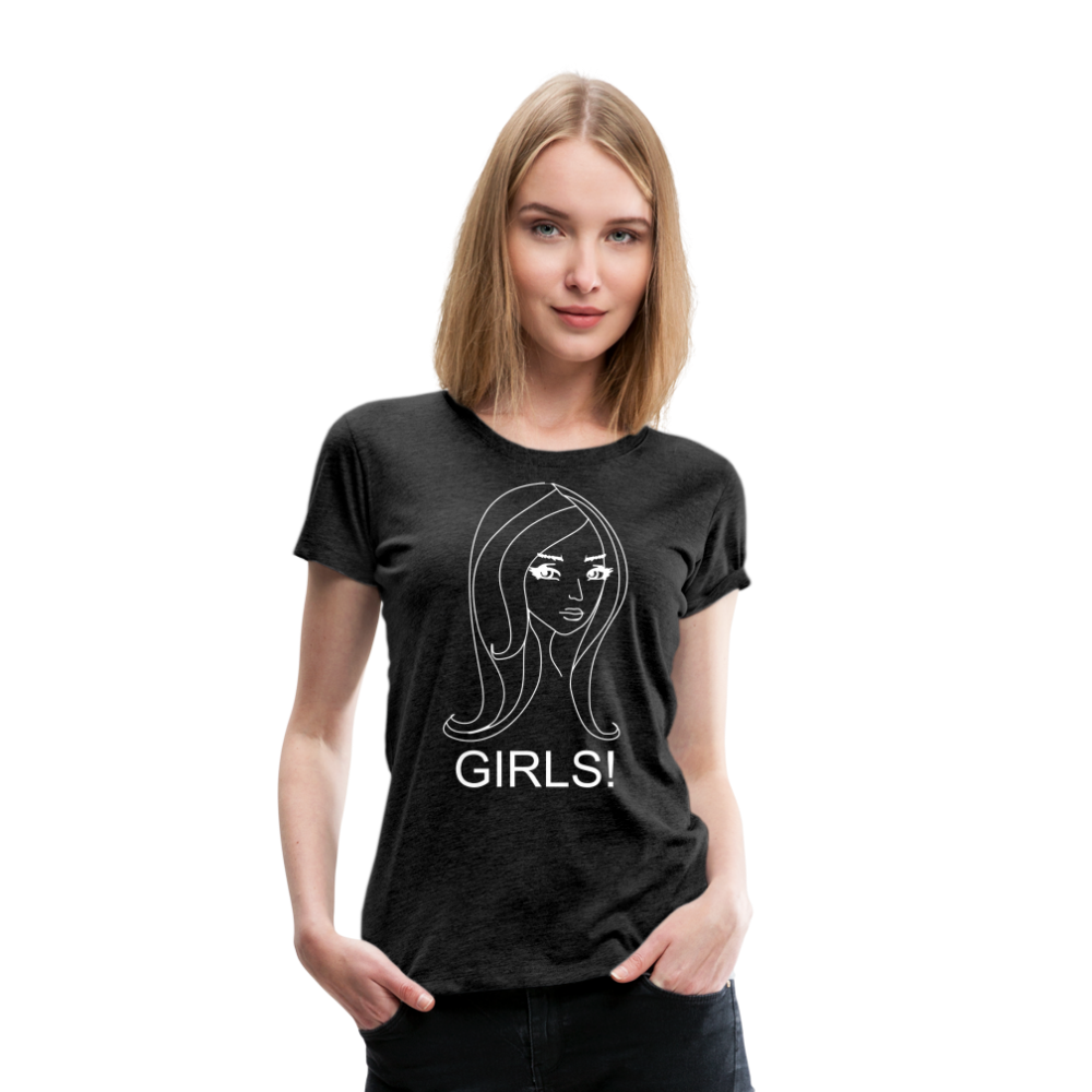 Women’s Girls Premium T-Shirt - charcoal grey