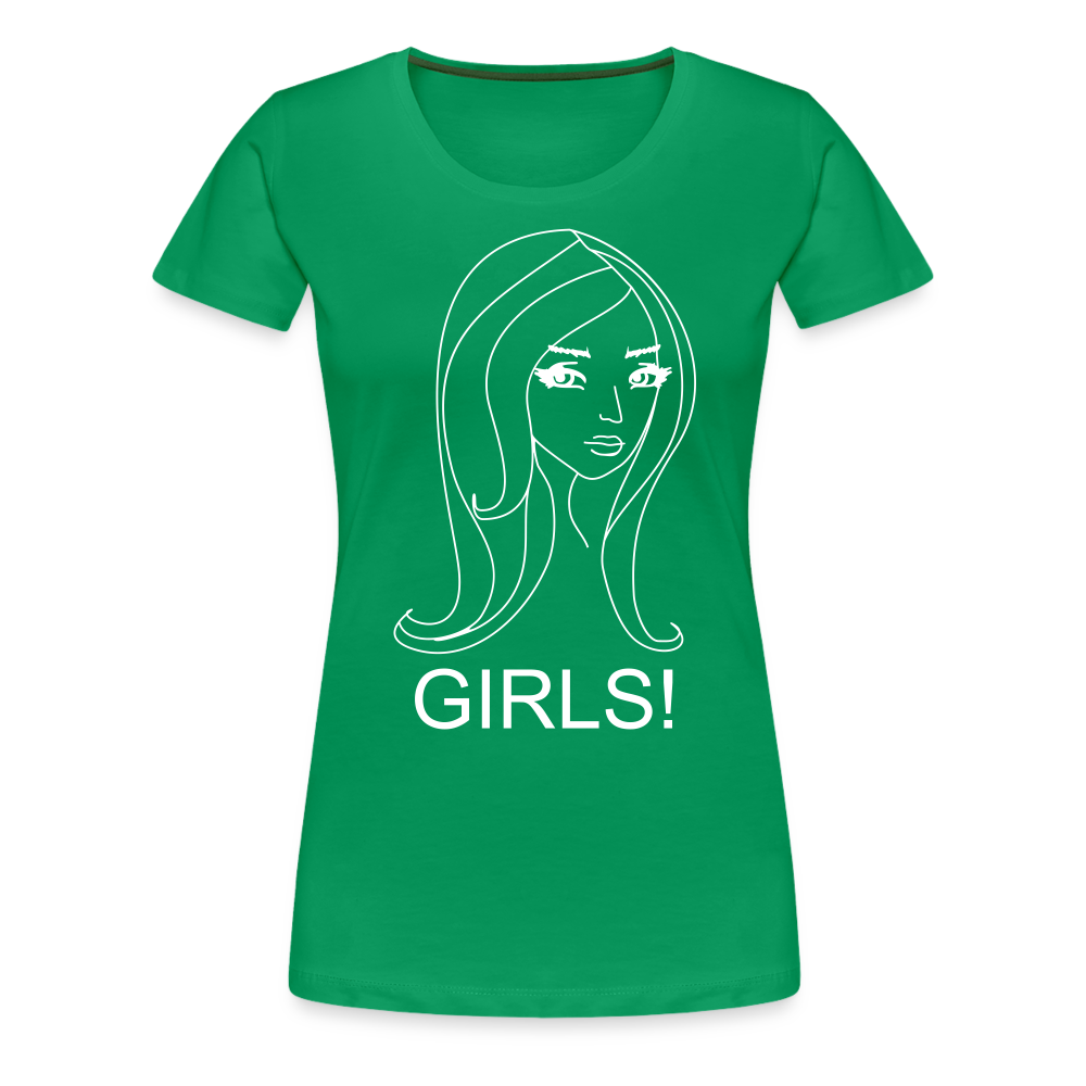 Women’s Girls Premium T-Shirt - kelly green