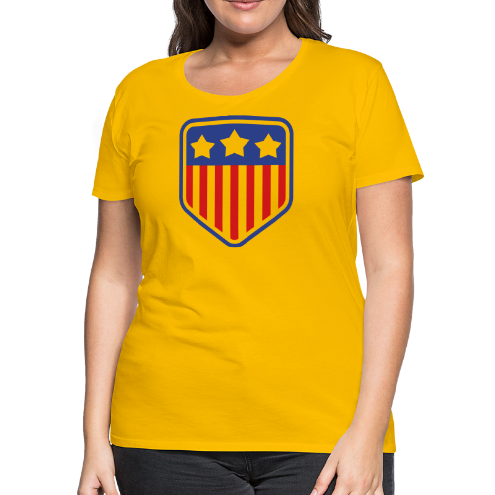 Women’s Stars Premium T-Shirt - sun yellow
