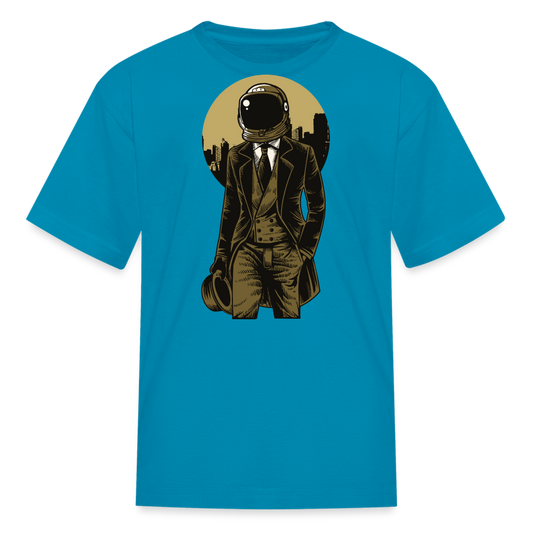 Kids'  Space Suit T-Shirt - turquoise