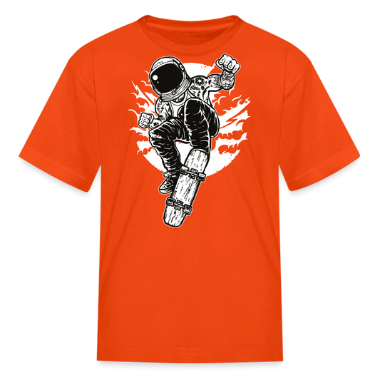 Kids' Space Skating T-Shirt - orange