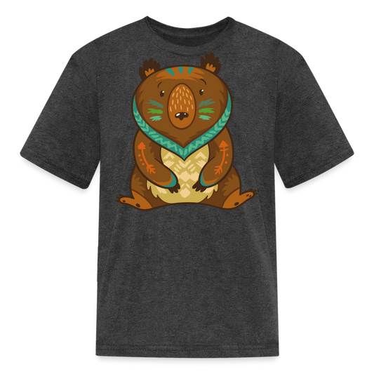 Kids' Tribes the Bear T-Shirt - heather black
