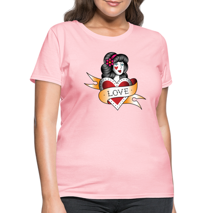 Women's Heart of Love T-Shirt - pink