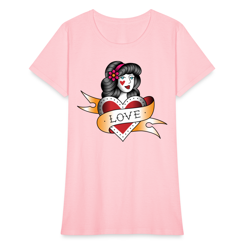 Women's Heart of Love T-Shirt - pink