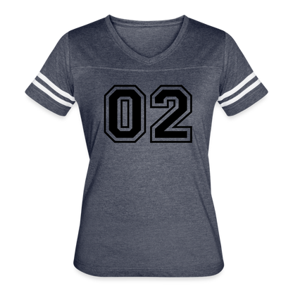Women’s Vintage Sport T-Shirt - vintage navy/white