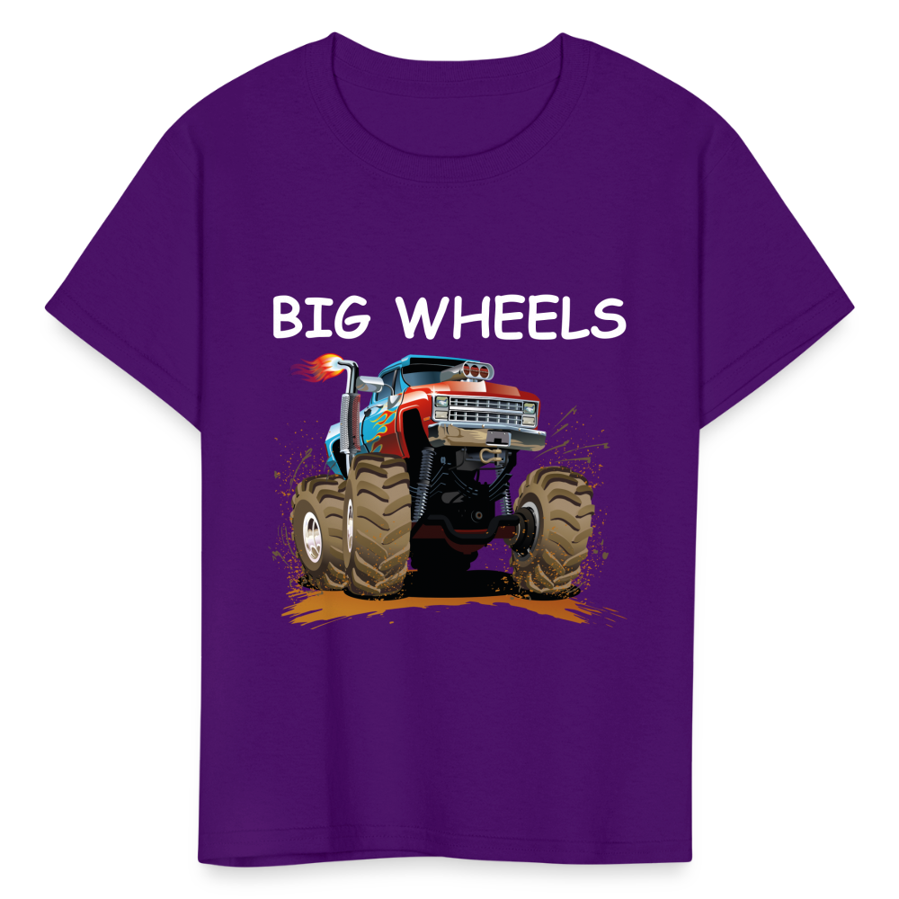 Kids' Big Wheels  T-Shirt - purple