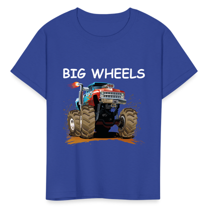 Kids' Big Wheels  T-Shirt - royal blue