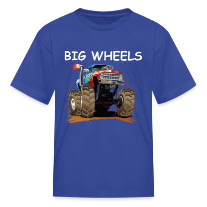 Kids' Big Wheels  T-Shirt - royal blue