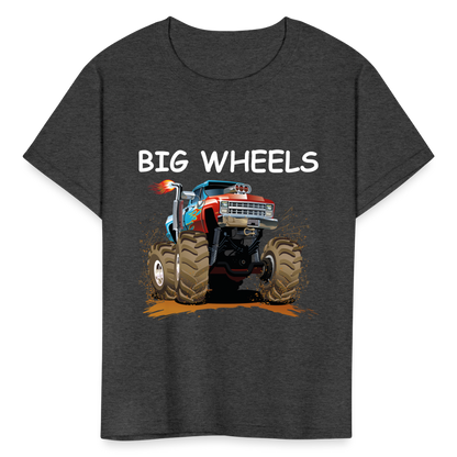 Kids' Big Wheels  T-Shirt - heather black