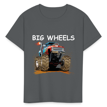 Kids' Big Wheels  T-Shirt - charcoal