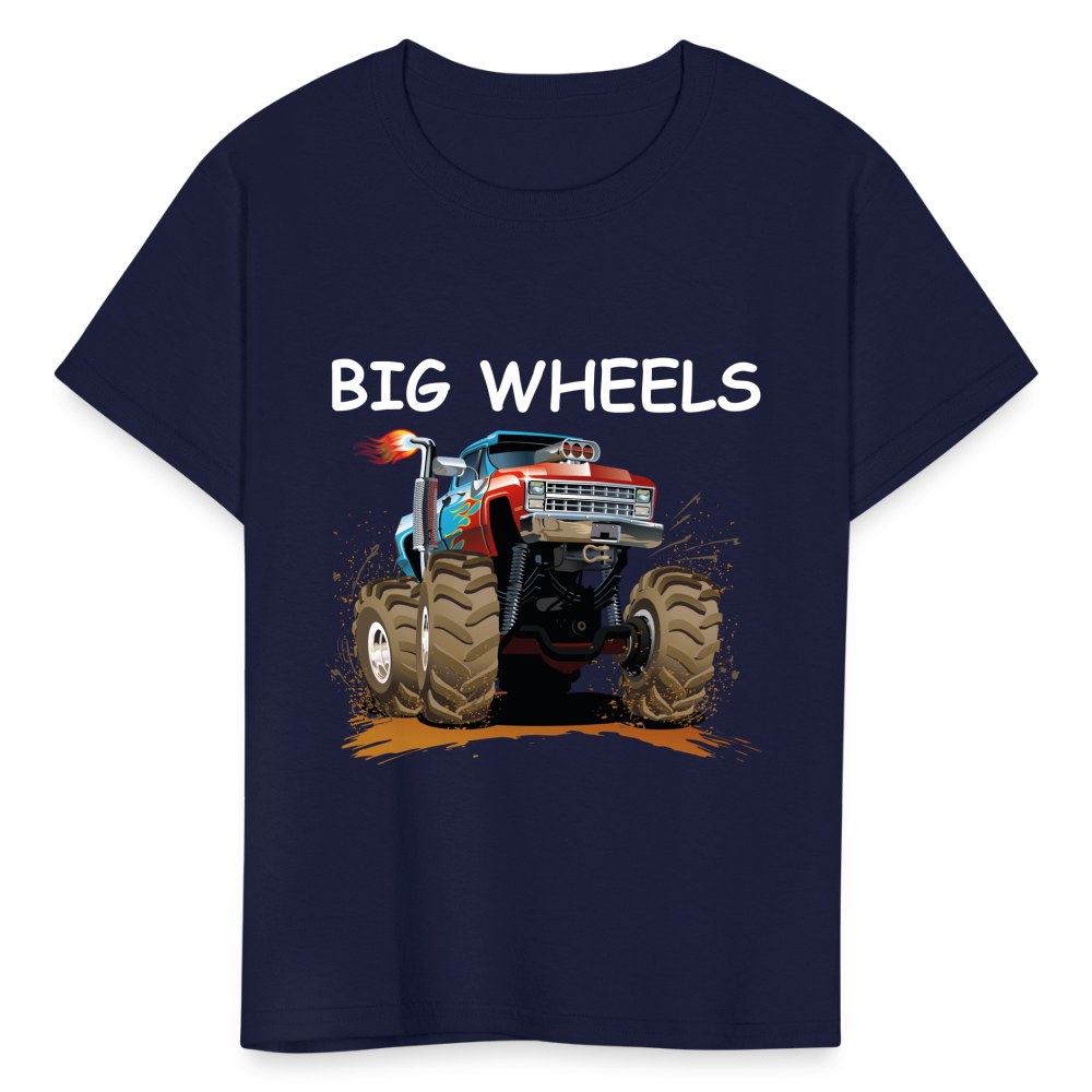 Kids' Big Wheels  T-Shirt - navy