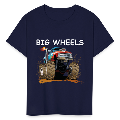 Kids' Big Wheels  T-Shirt - navy