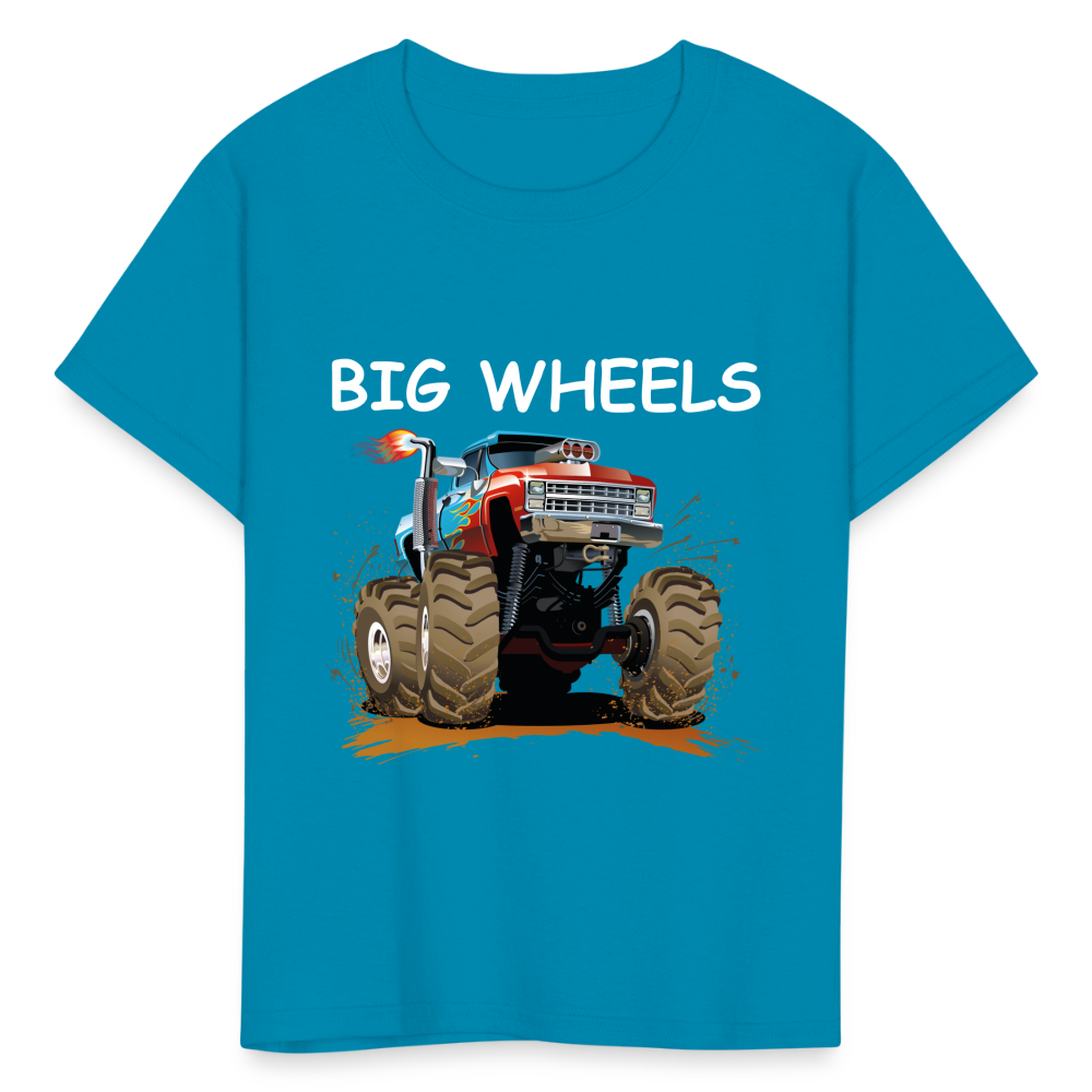 Kids' Big Wheels  T-Shirt - turquoise