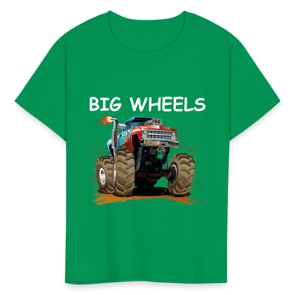 Kids' Big Wheels  T-Shirt - kelly green