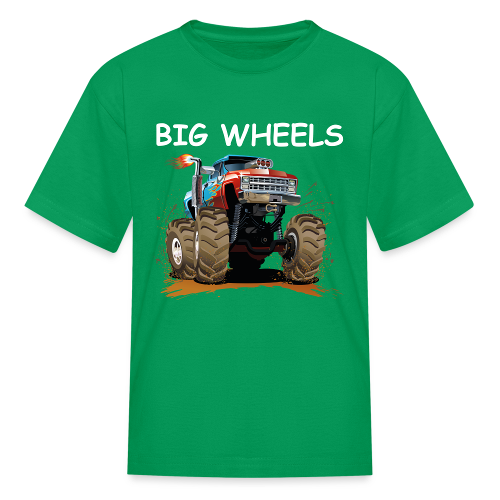 Kids' Big Wheels  T-Shirt - kelly green
