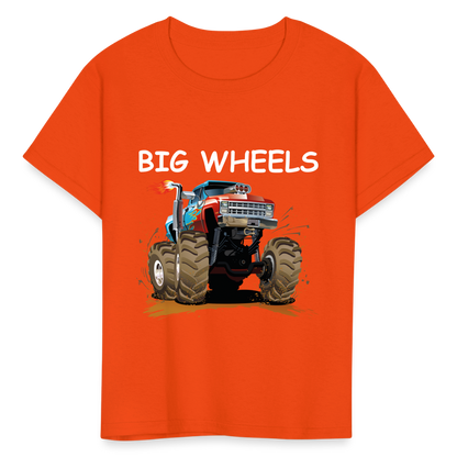 Kids' Big Wheels  T-Shirt - orange