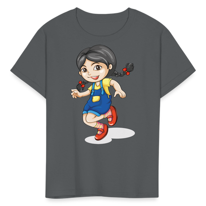 Kids' Running T-Shirt - charcoal