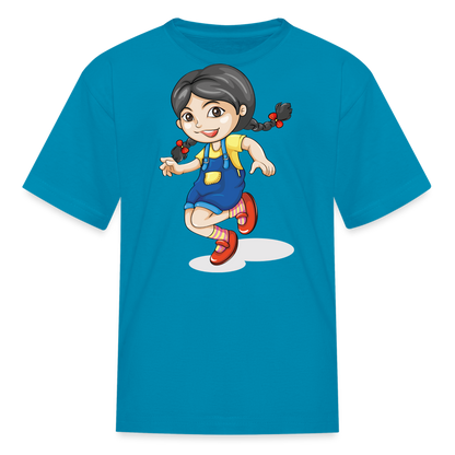 Kids' Running T-Shirt - turquoise