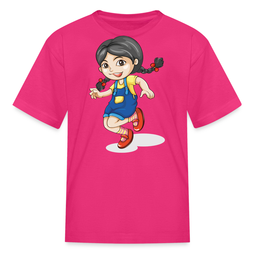 Kids' Running T-Shirt - fuchsia