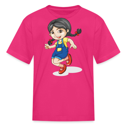 Kids' Running T-Shirt - fuchsia