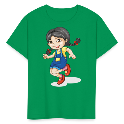 Kids' Running T-Shirt - kelly green