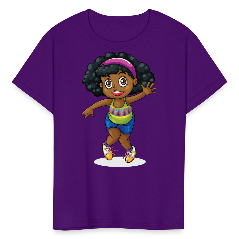 Kids' Dancing T-Shirt - purple