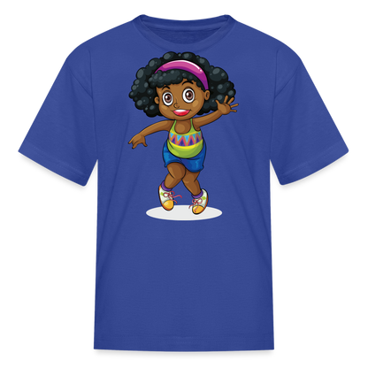 Kids' Dancing T-Shirt - royal blue