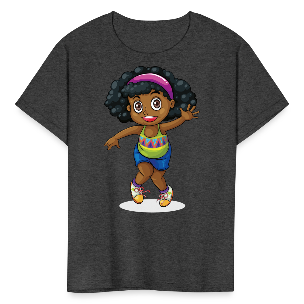 Kids' Dancing T-Shirt - heather black
