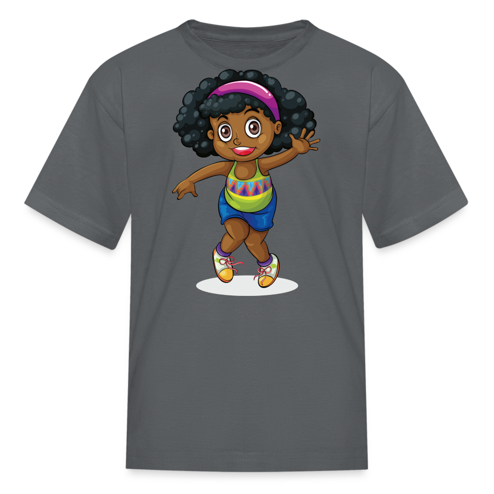 Kids' Dancing T-Shirt - charcoal