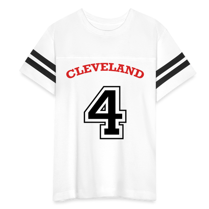 Kid's Cleveland Football Tee - white/black
