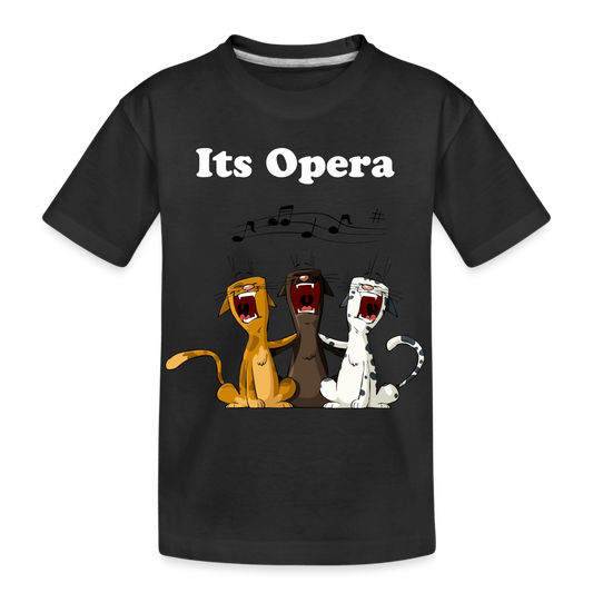 Kid’s Its Opera Premium Organic T-Shirt - black