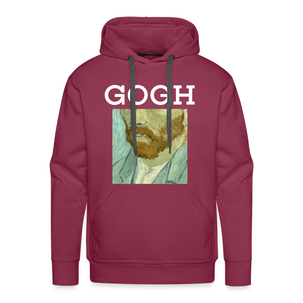 Men’s Premium Gogh Hoodie - burgundy