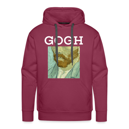 Men’s Premium Gogh Hoodie - burgundy