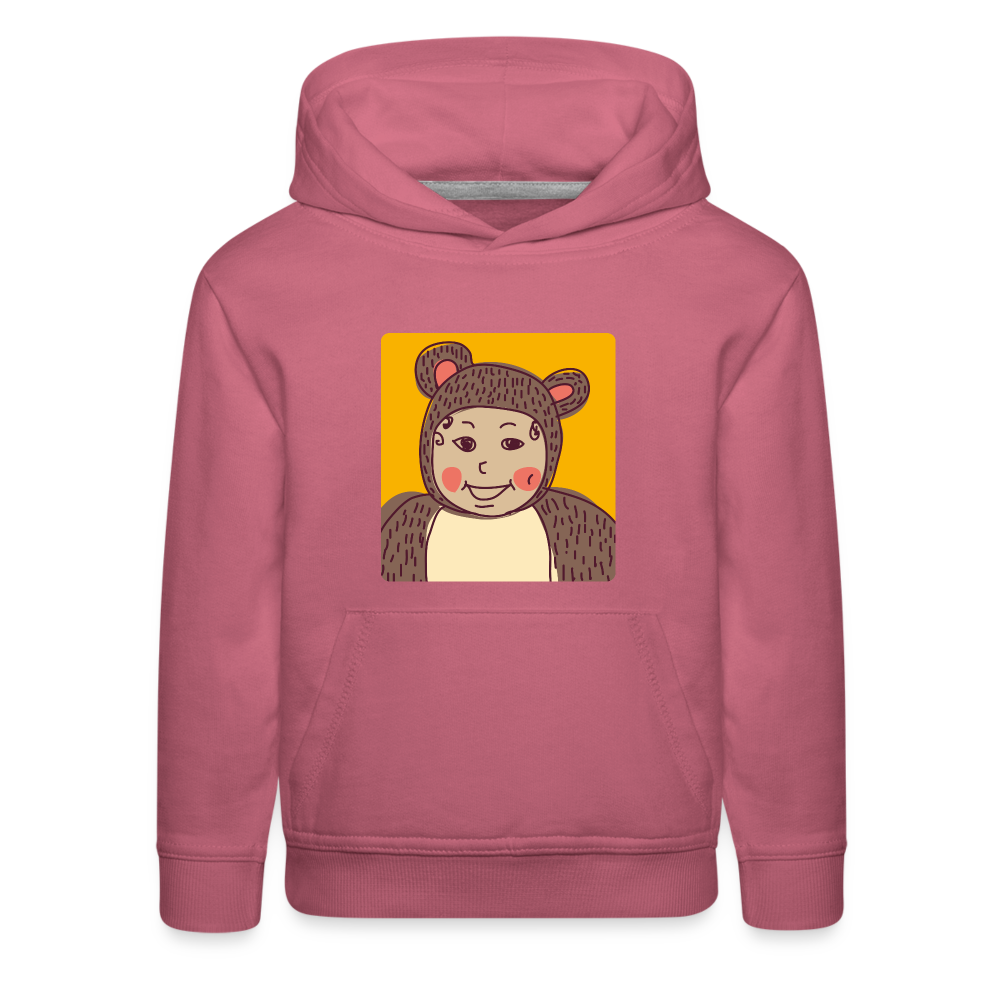 Kids‘ Premium Child Bear Hoodie - mauve