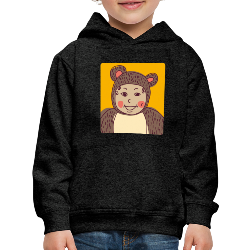 Kids‘ Premium Child Bear Hoodie - charcoal grey