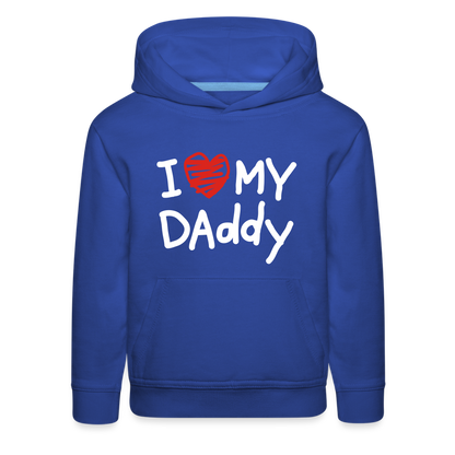 Kids‘ Premium Love Daddy Hoodie - royal blue