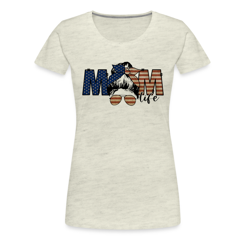 Women’s Mom Premium T-Shirt - heather oatmeal