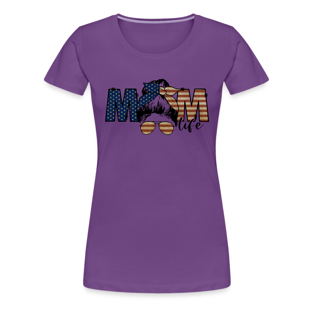 Women’s Mom Premium T-Shirt - purple