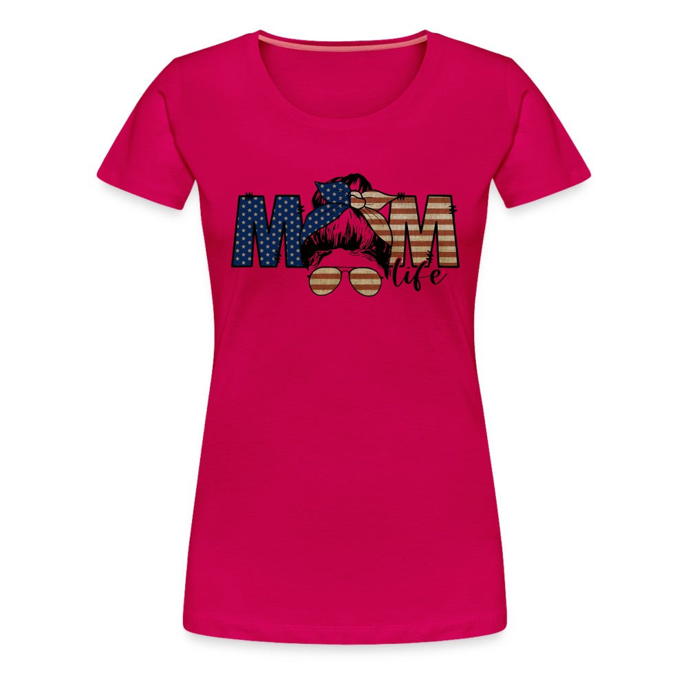Women’s Mom Premium T-Shirt - dark pink