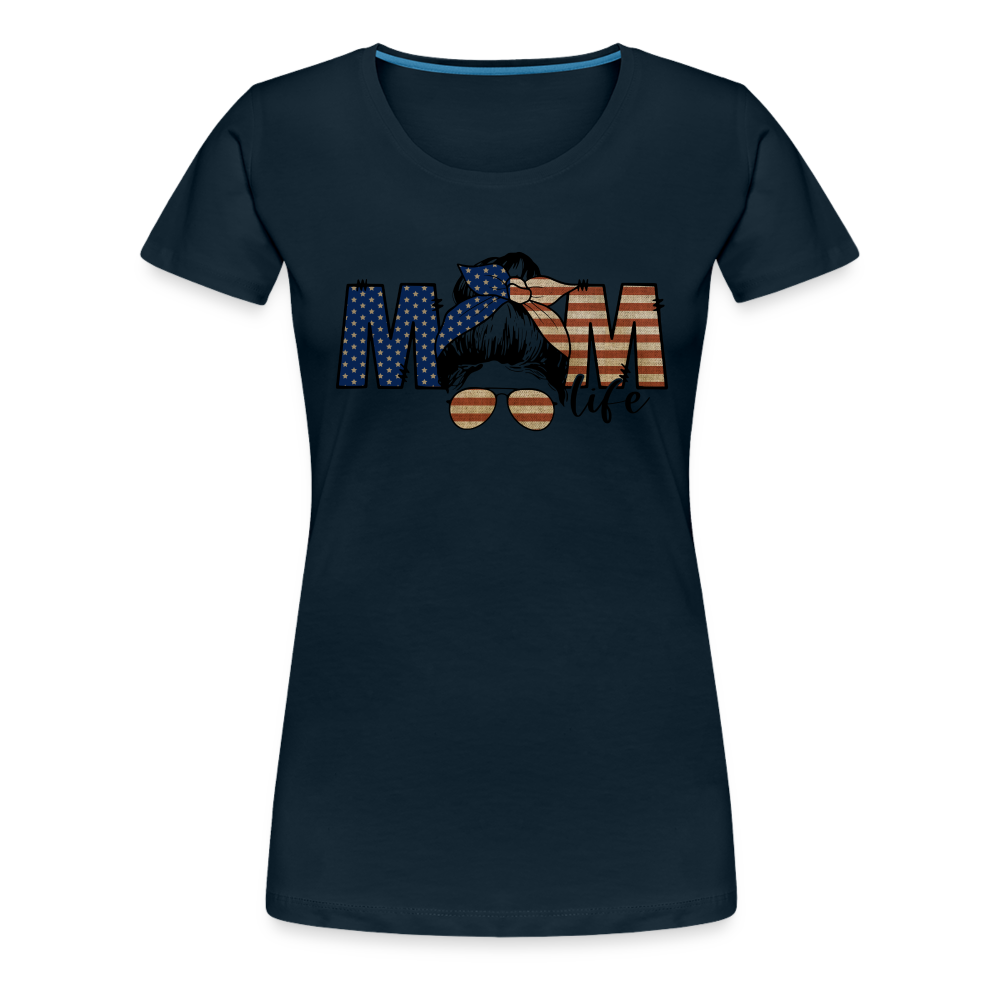 Women’s Mom Premium T-Shirt - deep navy