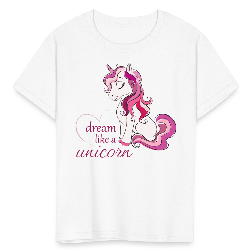 Kids' Unicorn T-Shirt - white