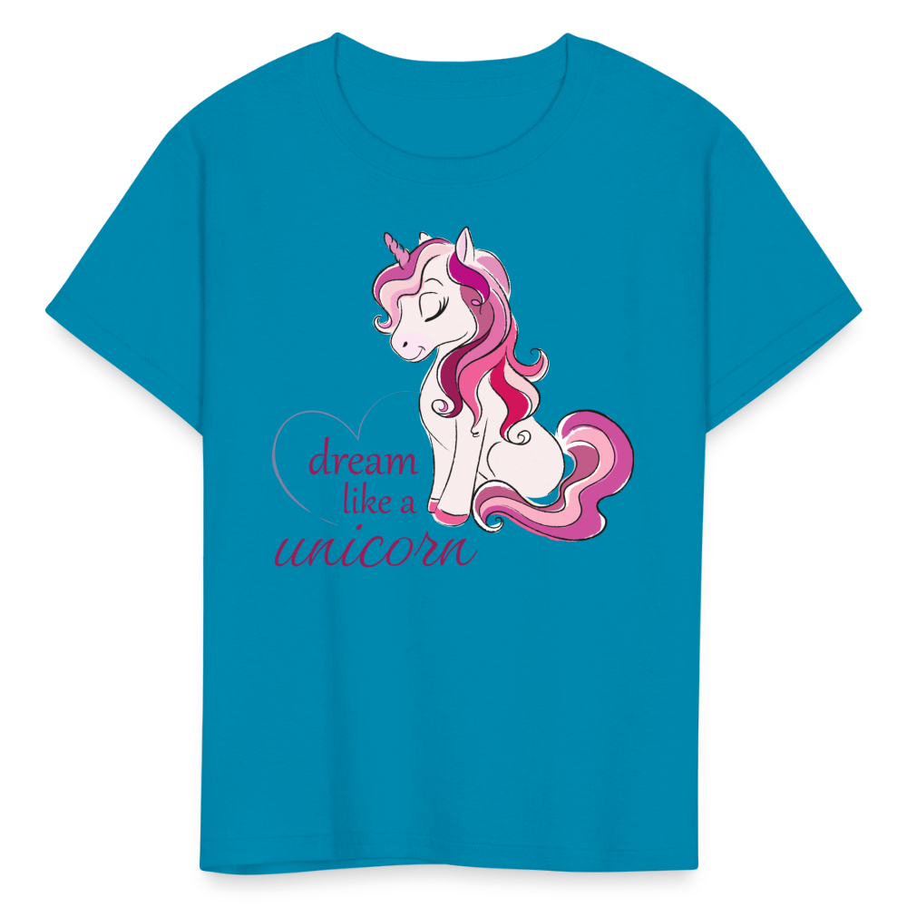 Kids' Unicorn T-Shirt - turquoise