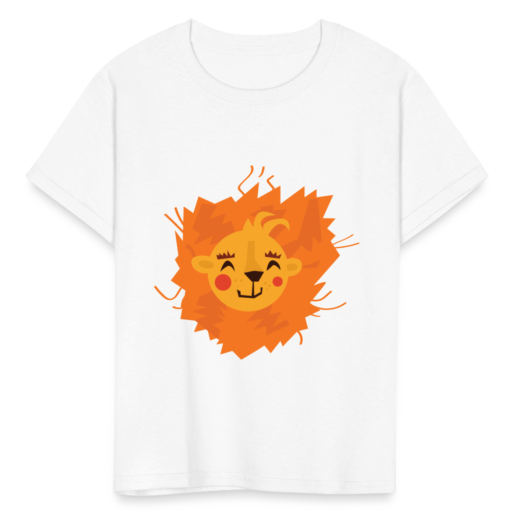 Kids' Lion T-Shirt - white