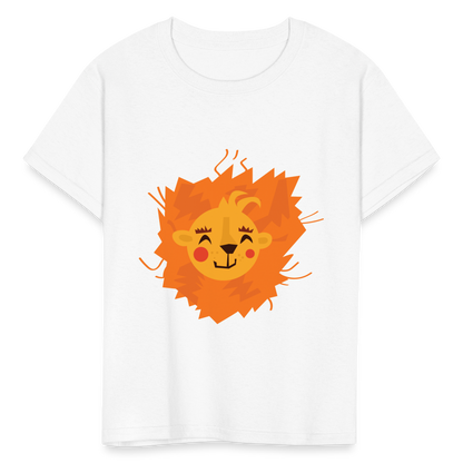 Kids' Lion T-Shirt - white