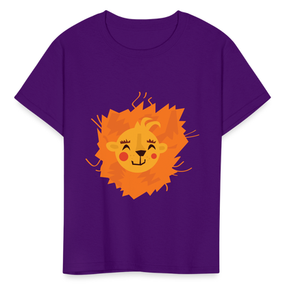 Kids' Lion T-Shirt - purple