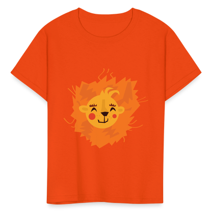 Kids' Lion T-Shirt - orange